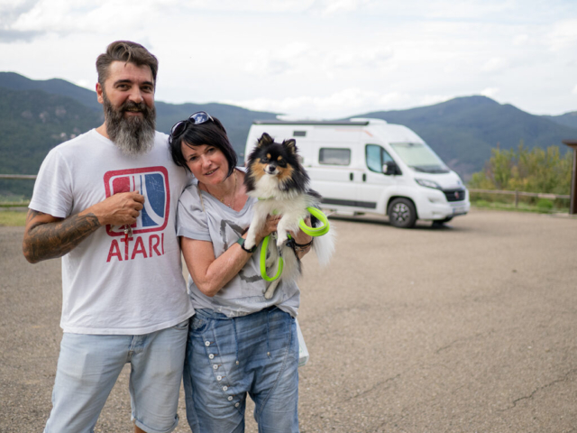 Agustin e Patrizia (e Kiara), in visita dalla Germania per conoscere la terra natìa di lei.